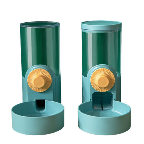 Cage-Mounted Pet Food & Water Bowl Set