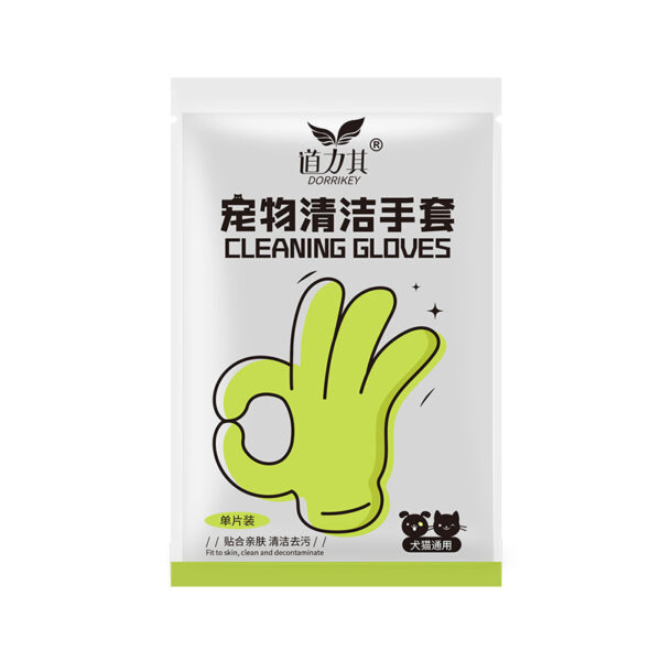 Dorrikey Pet Disposable Glove Wipes – Single Pack
