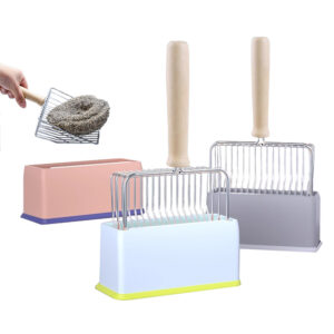 Premium Cat Litter Scoop with Holder