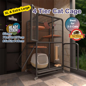 Extra Large 4 Tier Cat Cage