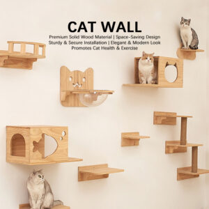 DIY Wall-Mounted Cat Playground